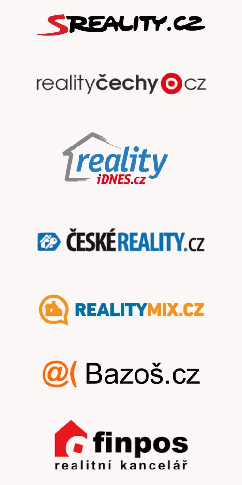 Inzerentní weby – mobil Ukázka inzerentních webů, Sreality.cz, Reality iDNES.cz, Českéreality.cz, Bazoš.cz, Realityčechy.cz, Realitymix.cz, RK Finpos